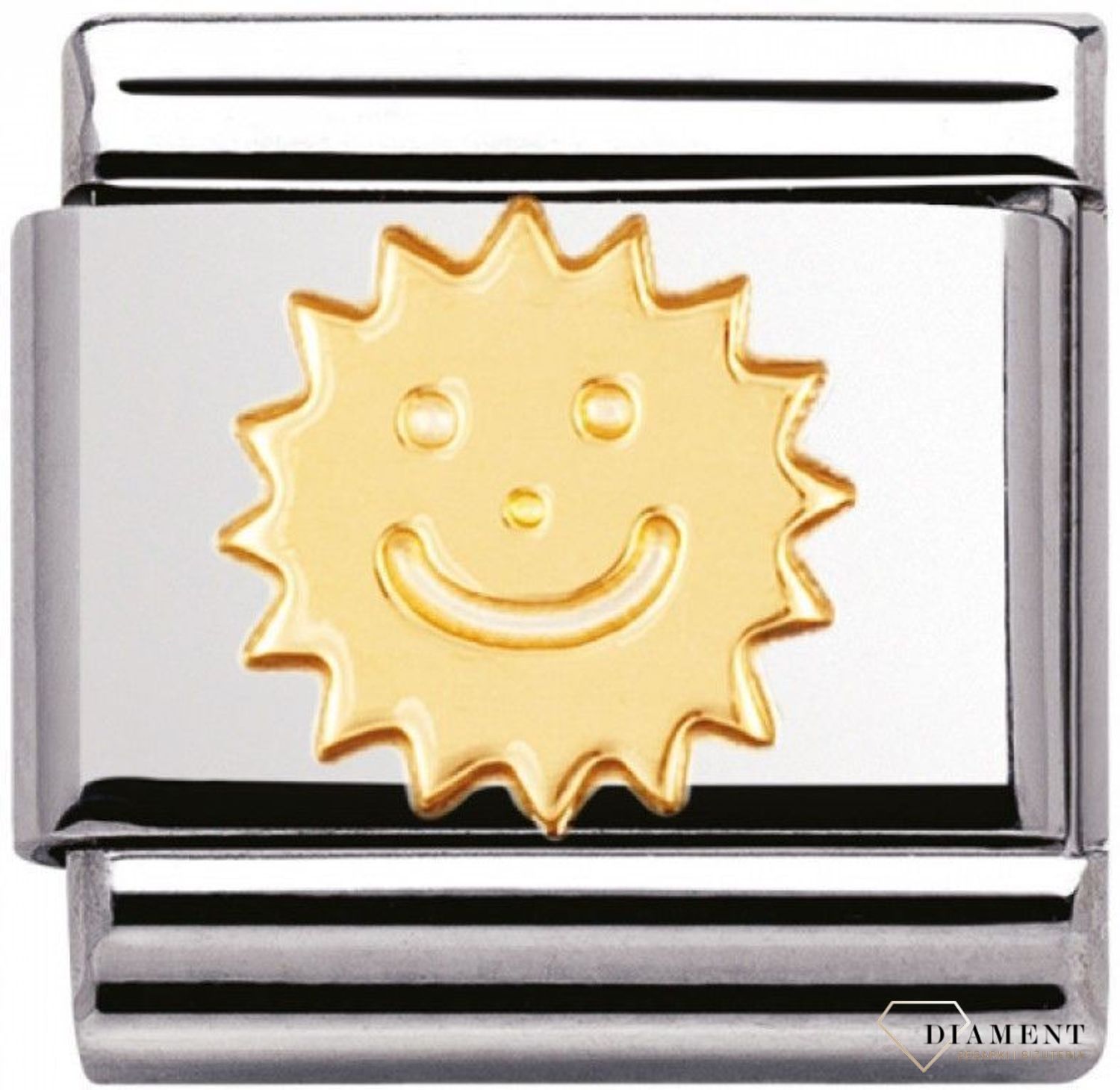 Nomination - Link 18K zawieszka złoto 'Słońce' 030110 02 biżuteria nomination nomination zawieszki nomination baza.jpg